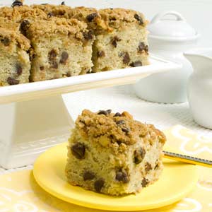 Banana Chocolate Chip Crumb Cake