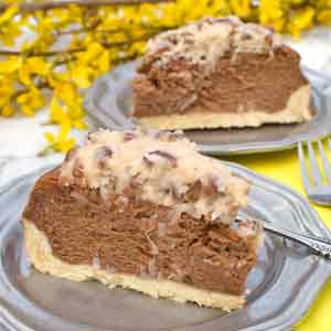 German Chocolate Cheesecake