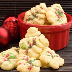 Lemon Cookie Press Cookies