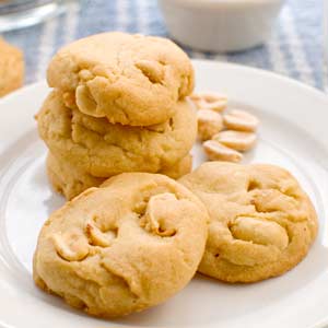 Salted Peanut Cookies