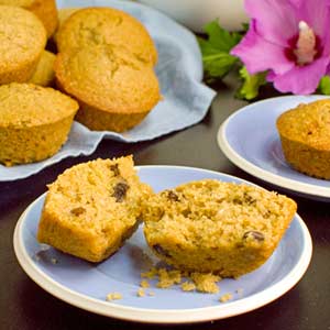 Honey Raisin Oat Bran Muffins