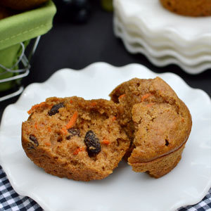 Raisin Carrot Muffins